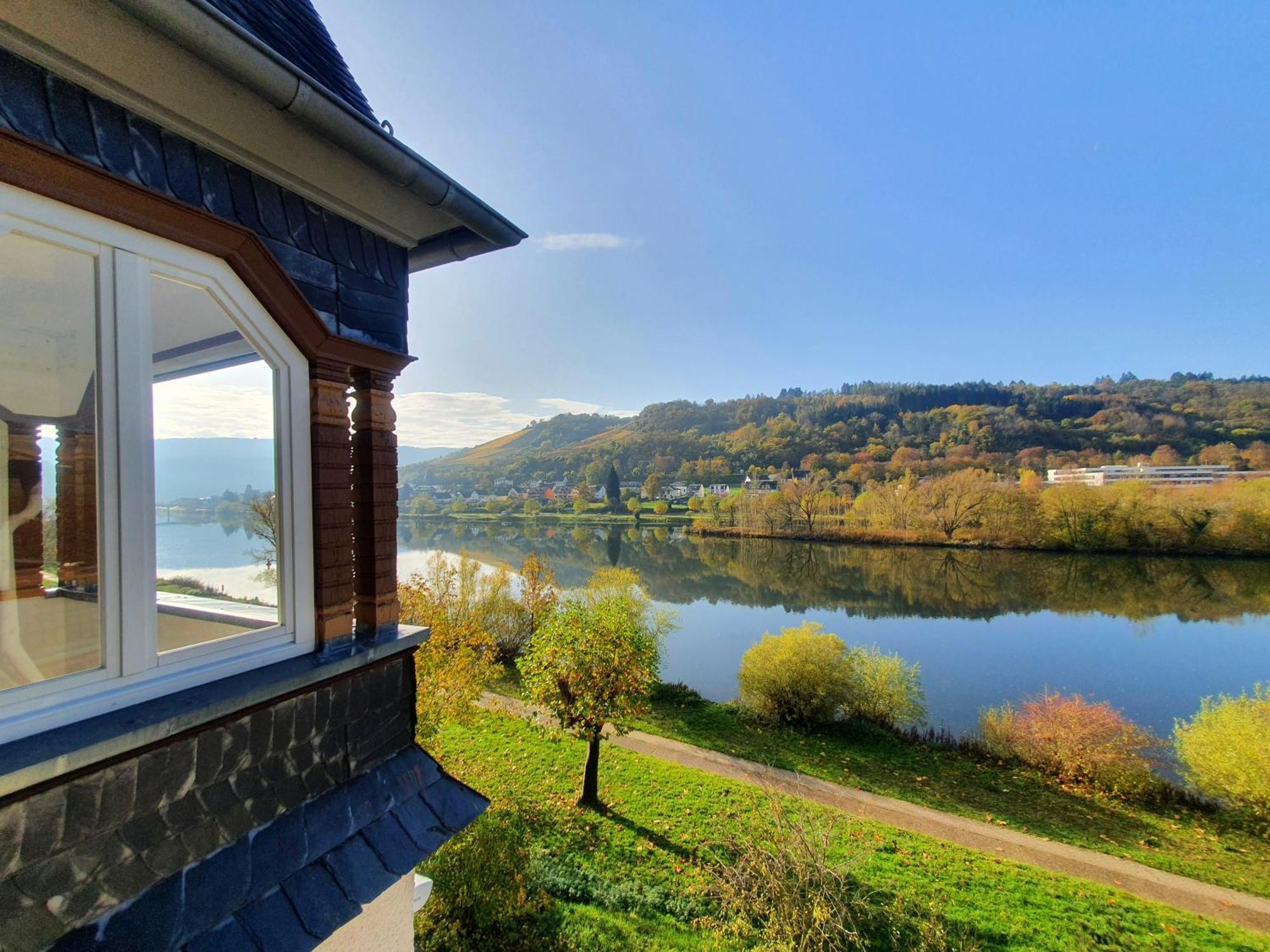 摩泽尔河畔的泽尔Luxus Ferienhaus Inselblick公寓 外观 照片